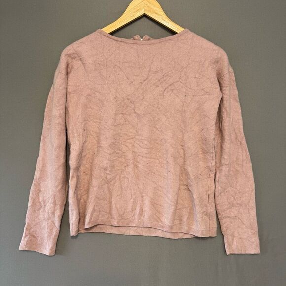 Tommy Hilfiger Women’s Cashmere Wool Blend Sweater 1/4 Zip Up Size Small - Picture 3 of 9